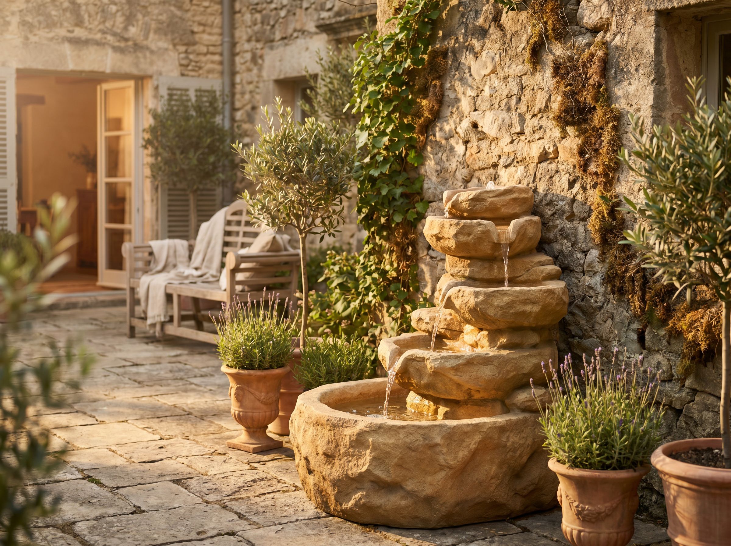 Comment une fontaine de jardin peut elle attirer les oiseaux