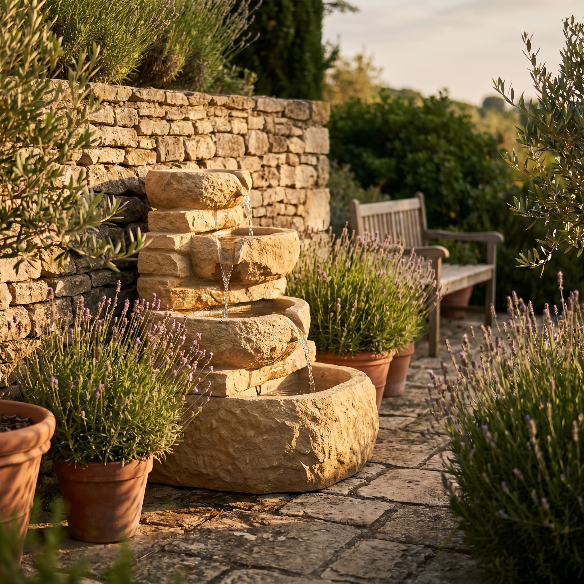 Sur la terrasse